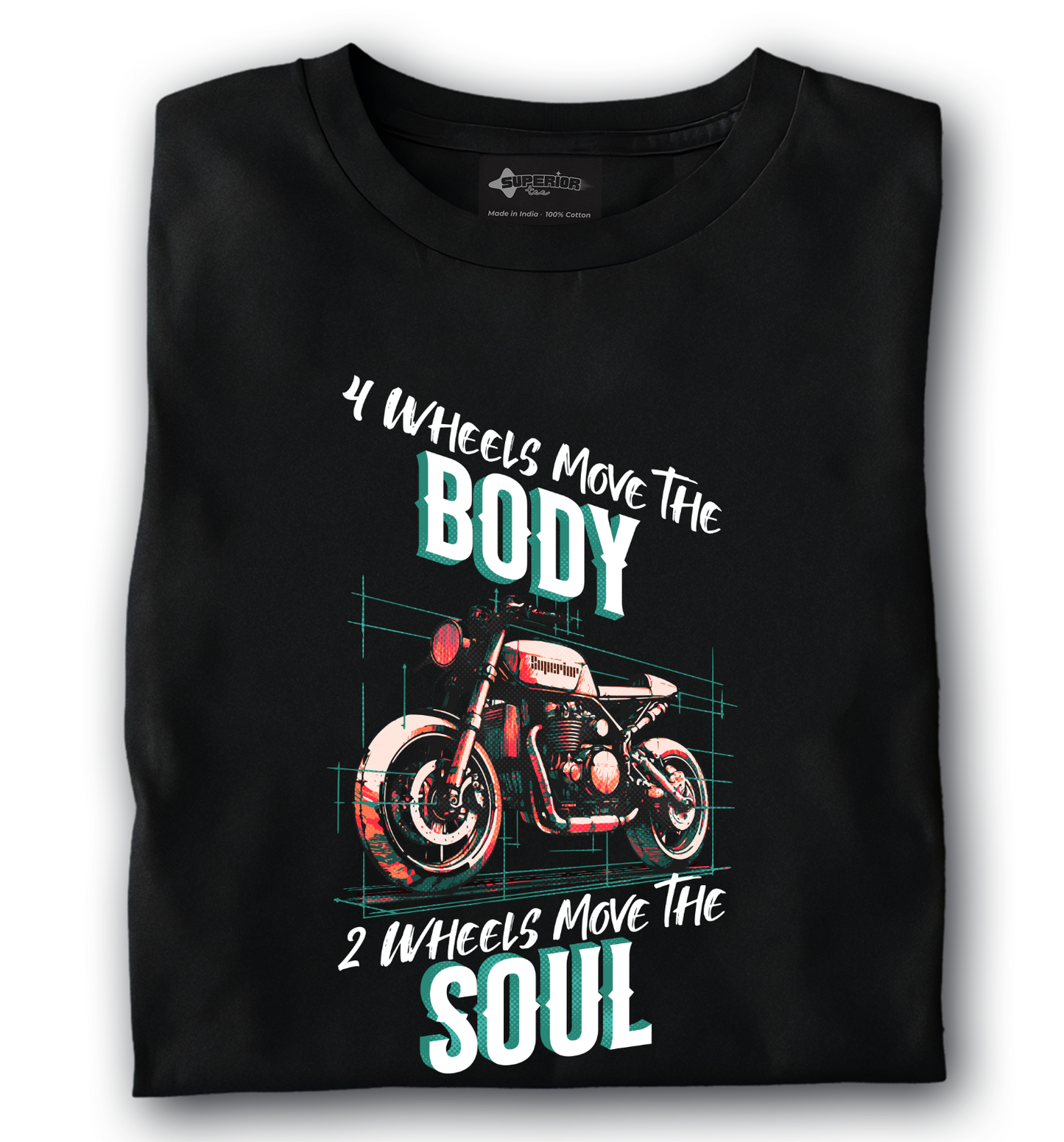 2 Wheels Move My Soul - Unisex Tee