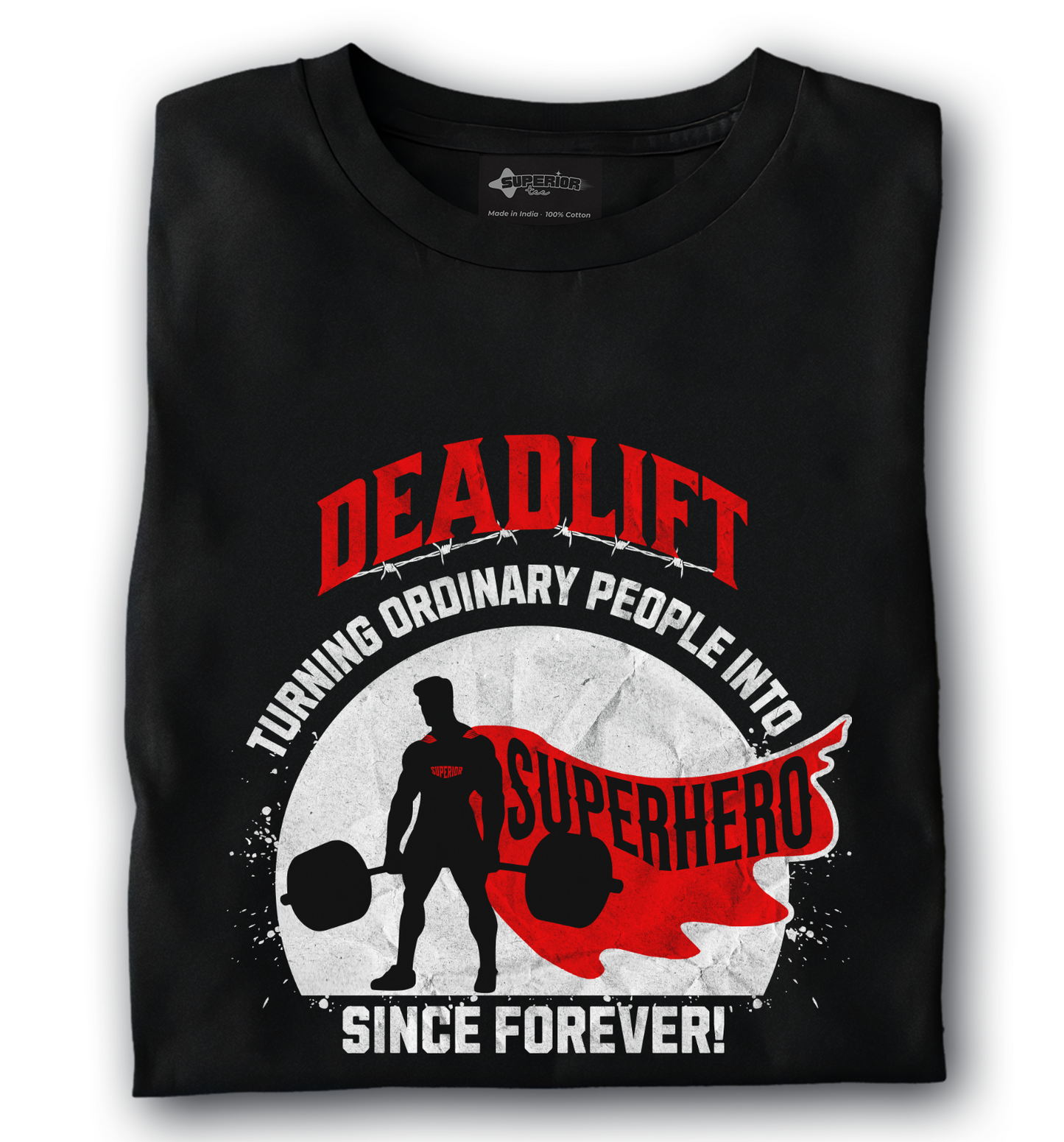 Deadlift builds Superhero - Unisex Tee