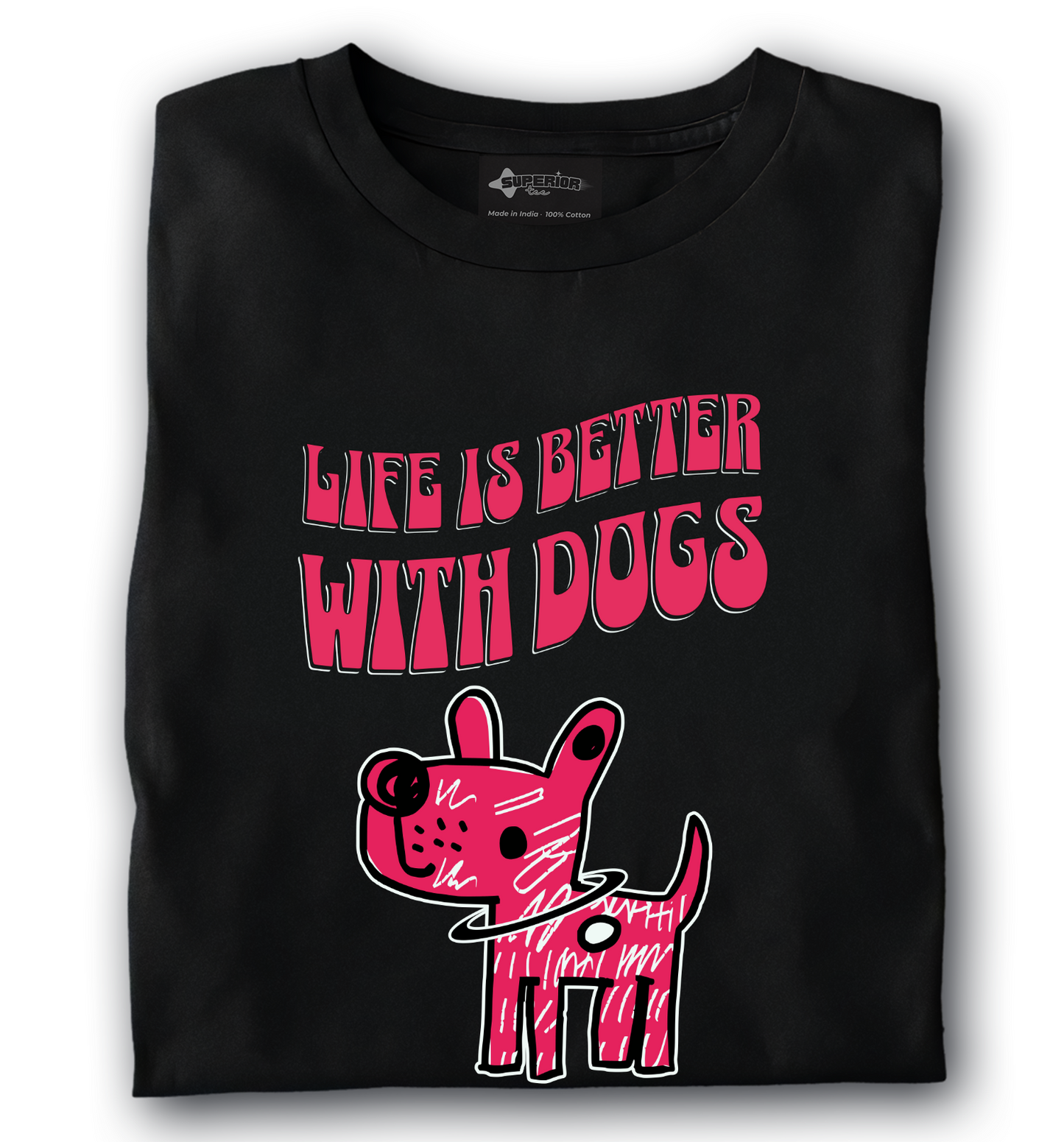 Life with Dogs - Unisex T-Shirt