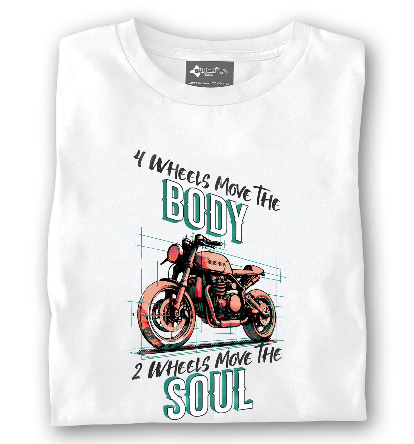 2 Wheels Move My Soul - Unisex Tee