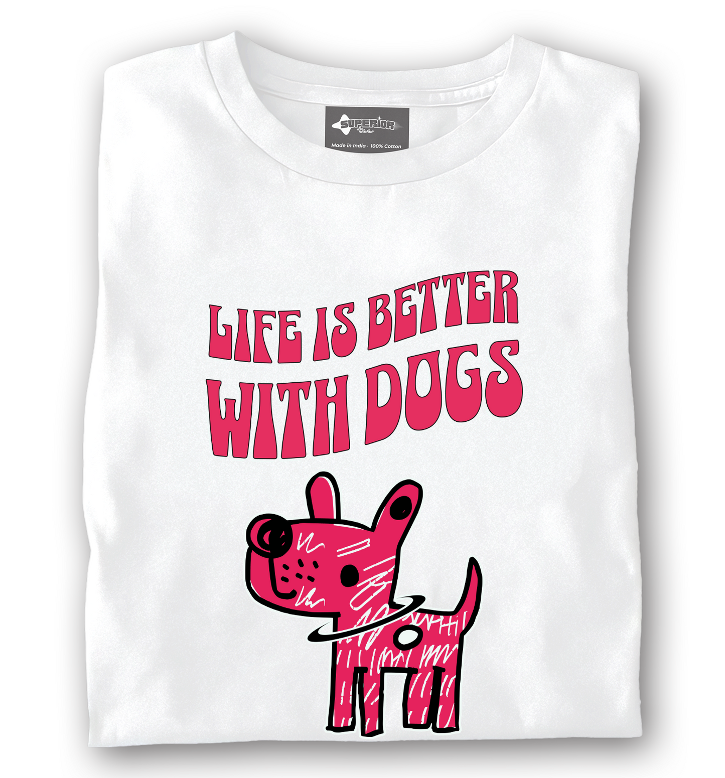 Life with Dogs - Unisex T-Shirt