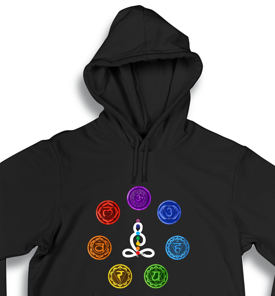 Yoga & Chakras - Premium AirJet Unisex Hoodie
