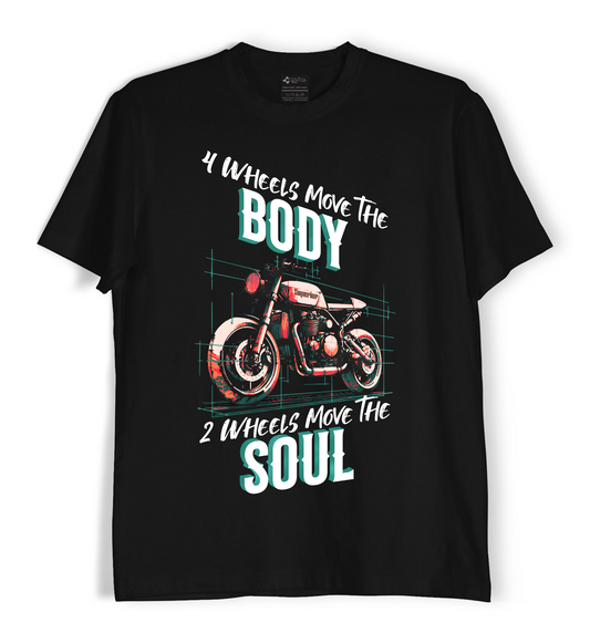 2 Wheels Move My Soul - Unisex Tee