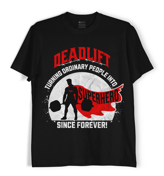 Deadlift builds Superhero - Unisex Tee