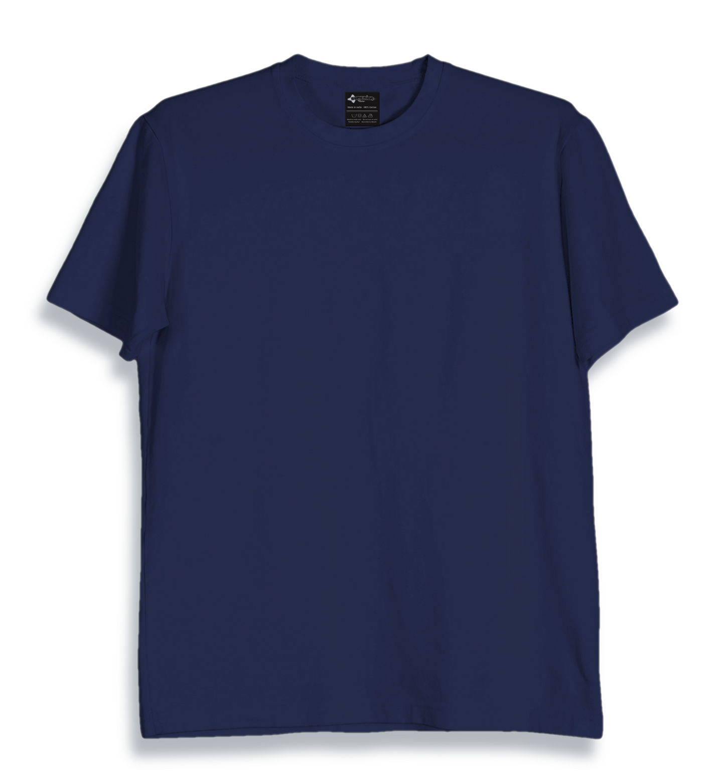 Regular Fit Plain T-Shirt Navy Blue